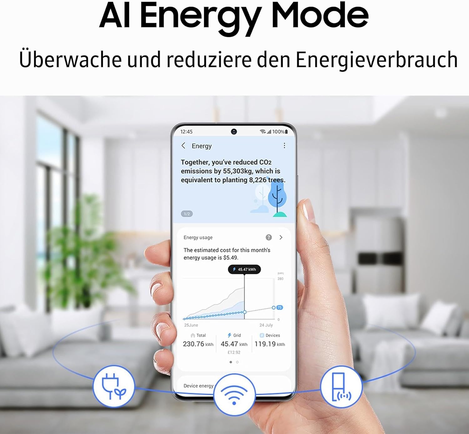 Pharmics Electro – Samsung Fridge-Freezer Combo RL38C600CSA/EG, 390L Total, 114L Freezer, 203 cm, AI Energy Mode, Stainless Steel Finish