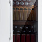 Pharmics Electro – Klarstein Mini Fridge with Glass Door, 80L Beverage Cooler, Adjustable Shelves, Quiet Compact Indoor/Outdoor Refrigerator