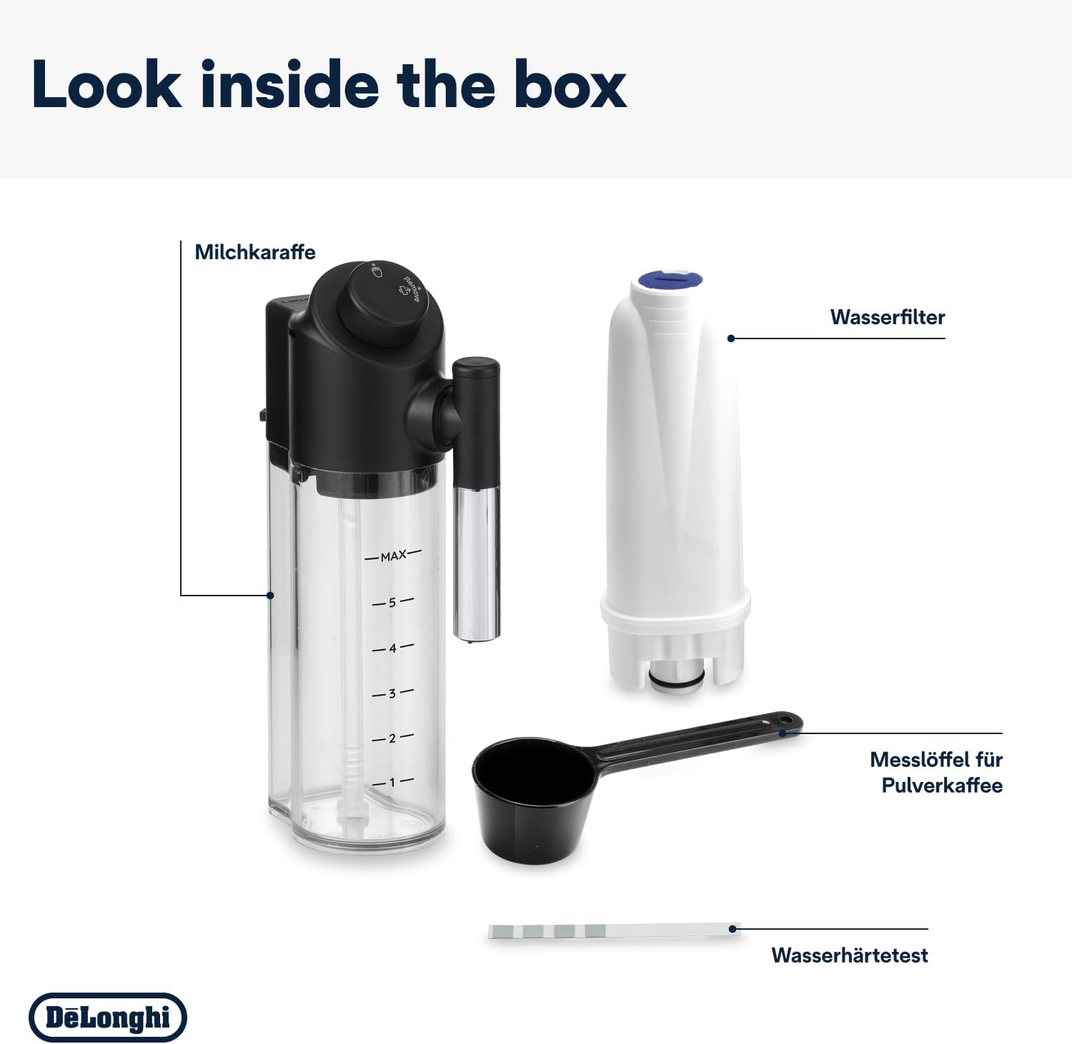 Pharmics Electro De'Longhi Magnifica Evo ECAM 292.81.B Coffee Machine with LatteCrema System, 7 Selection Buttons, Dual-Cup Function, Black