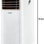 Pharmics Electro – Comfee Portable Air Conditioner MPPH-09CRN7, 9000 BTU / 2.6 kW, 3-in-1 Cooling, Dehumidifier & Fan, Up to 950 sq ft, with Exhaust Hose