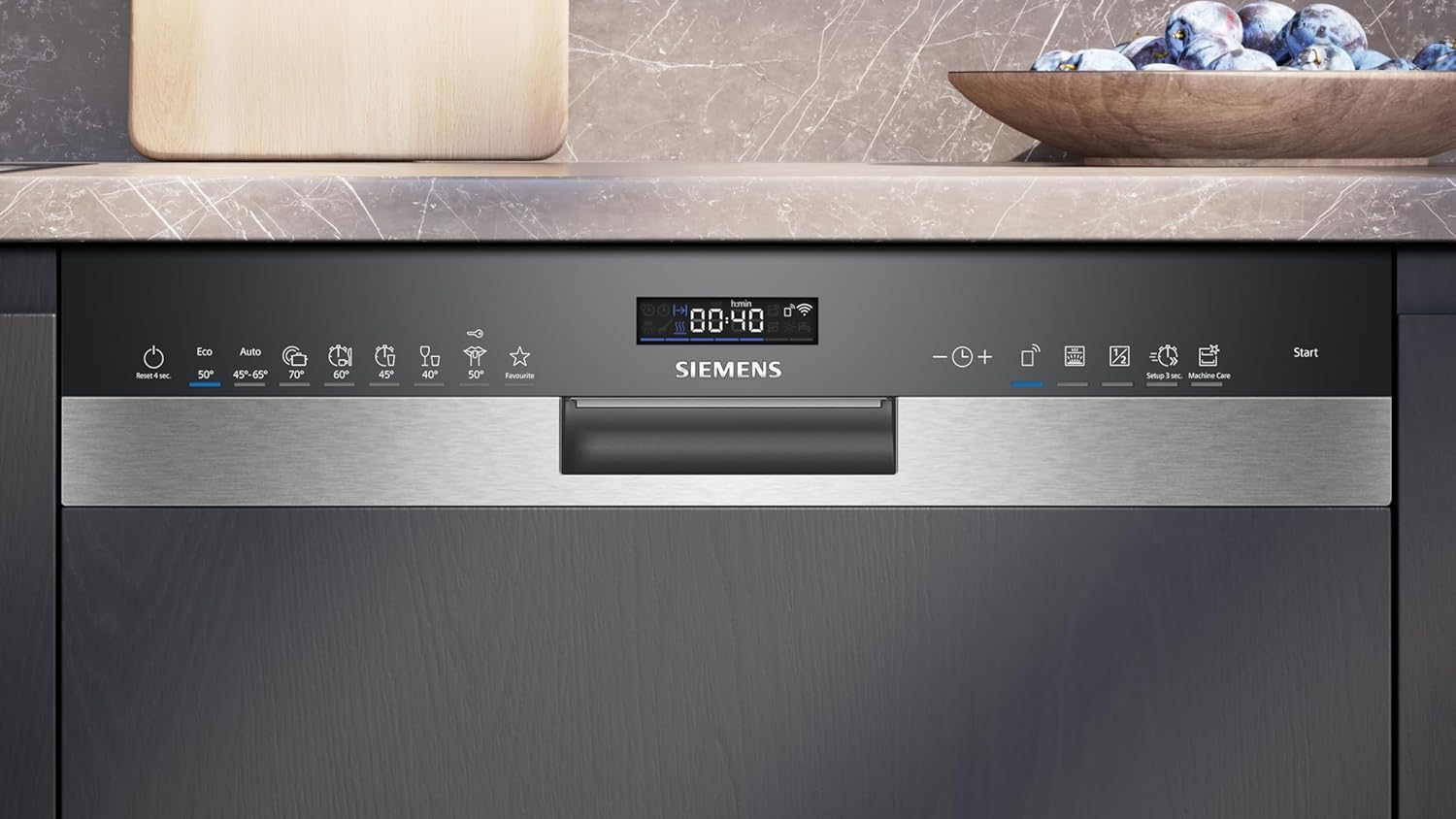 Pharmics Electro – Siemens SN63EX06VE iQ300 Smart Dishwasher, Fully Integrated, 60 cm, Cutlery Drawer, Extra Quiet, varioSpeed, autoDoor, RackMatic, infoLight, intensiveZone
