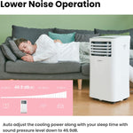 Pharmics Electro – Comfee Portable Air Conditioner MPPH-09CRN7, 9000 BTU / 2.6 kW, 3-in-1 Cooling, Dehumidifier & Fan, Up to 950 sq ft, with Exhaust Hose