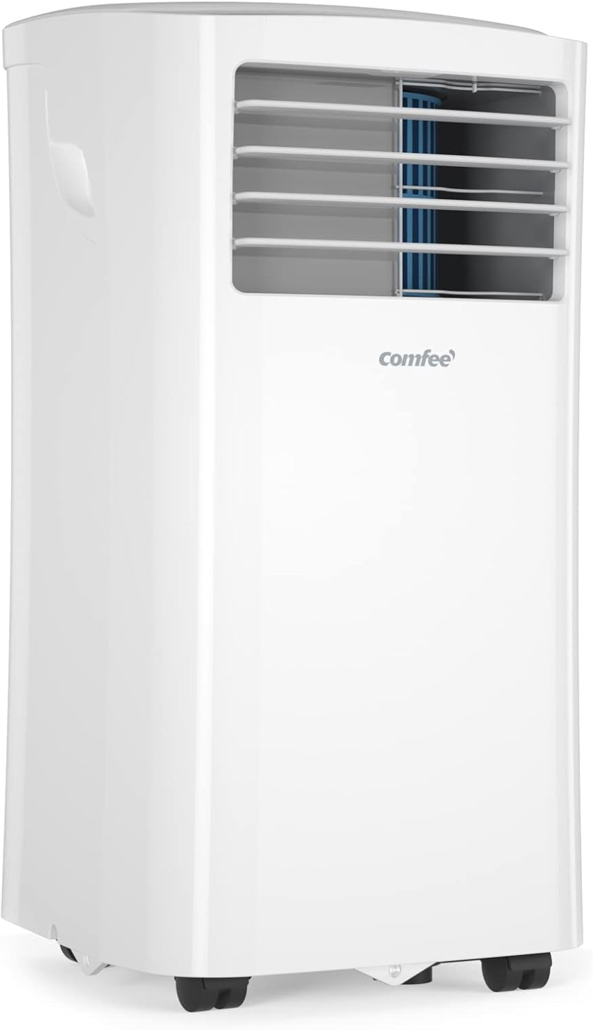 Pharmics Electro – Comfee Portable Air Conditioner MPPH-09CRN7, 9000 BTU / 2.6 kW, 3-in-1 Cooling, Dehumidifier & Fan, Up to 950 sq ft, with Exhaust Hose