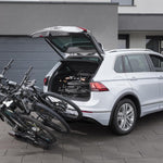 harmics Electro Fischer ProlineEvo 2 Hitch Bike Carrier for 2 Bikes, 60kg Capacity, E-Bike Compatible, Pre-Assembled, Lockable, Foldable