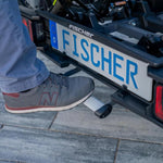 harmics Electro Fischer ProlineEvo 2 Hitch Bike Carrier for 2 Bikes, 60kg Capacity, E-Bike Compatible, Pre-Assembled, Lockable, Foldable