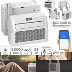 Pharmics Electro – Sichler Mobile Split Air Conditioner 5,000 BTU, Dehumidifier, Wi-Fi & App Control, Mini AC for Rooms up to 215 sq ft