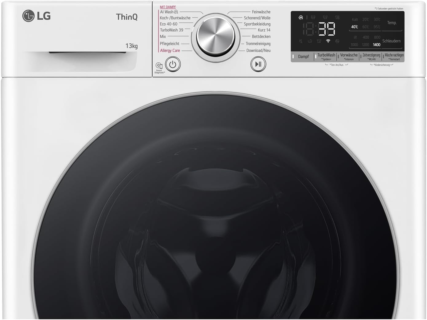 LG F4WV7080 Front Load Washer 8 kg 1400 RPM – Pharmics Electro
