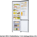 Pharmics Electro – Samsung Fridge-Freezer Combo RL38C600CSA/EG, 390L Total, 114L Freezer, 203 cm, AI Energy Mode, Stainless Steel Finish