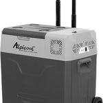 Pharmics Electro Alpicool CF55 55L Portable 12V Mini Fridge Freezer, -20°C to 20°C, for Car, Camping, Truck, Boat, AC/DC, with USB Port