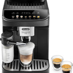 Pharmics Electro De'Longhi Magnifica Evo ECAM 292.81.B Coffee Machine with LatteCrema System, 7 Selection Buttons, Dual-Cup Function, Black