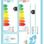 Pharmics Electro – Midea PortaSplit Mobile Air Conditioner & Heat Pump, 12,000 BTU / 3.5 kW, Cooling A++ / Heating A+, 4-in-1 AC for Rooms up to 42 m² / 105 m³, Ultra-Quiet 39 dB(A)