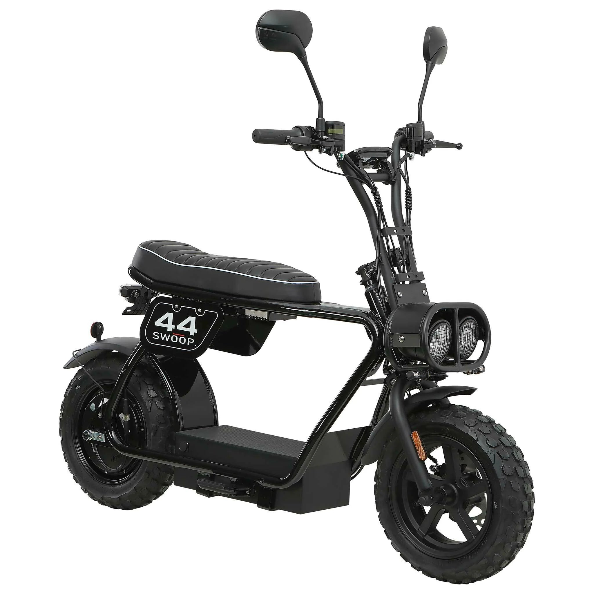 Pharmics Electro – Swoop Electric Moped Turbo 2000W, Black, 48V Lithium Battery, 45 km/h, Off-Road Ready
