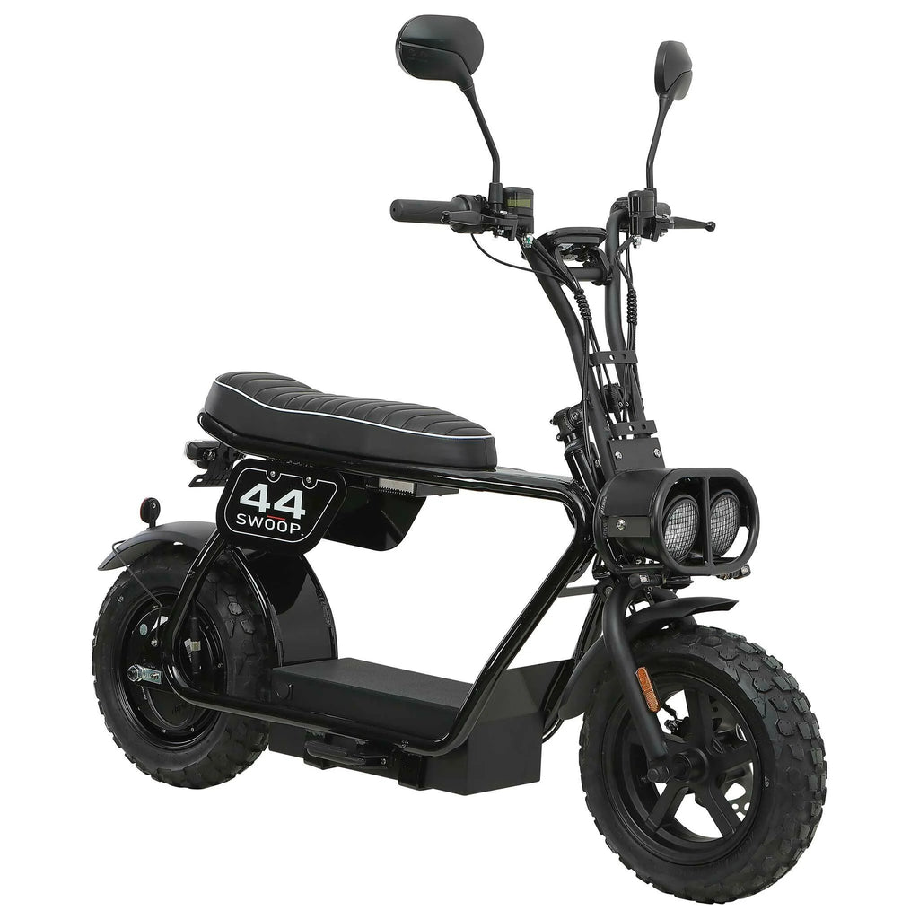 Pharmics Electro – Swoop Electric Moped Turbo 2000W, Black, 48V Lithium Battery, 45 km/h, Off-Road Ready