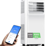 Pharmics Electro – Comfee Portable Air Conditioner MPPH-09CRN7, 9000 BTU / 2.6 kW, 3-in-1 Cooling, Dehumidifier & Fan, Up to 950 sq ft, with Exhaust Hose