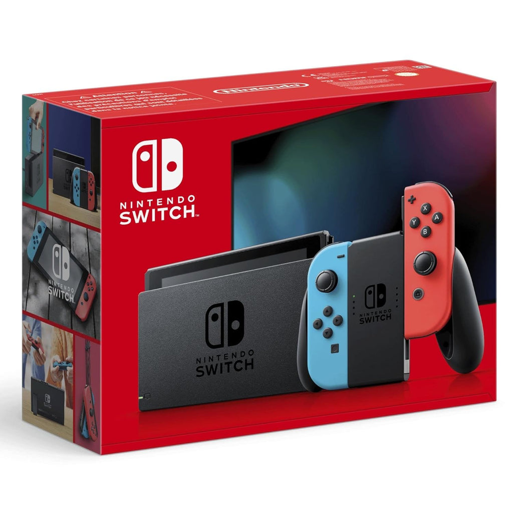 Pharmics Electro Nintendo Switch Console – Neon Red / Neon Blue
