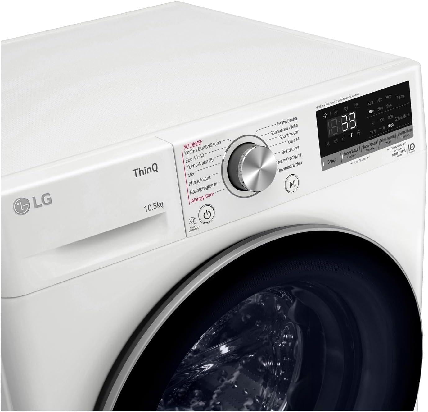 LG F4WV7080 Front Load Washer 8 kg 1400 RPM – Pharmics Electro
