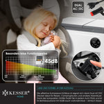 Pharmics Electro – KESSER Compressor Cooler Box 2-in-1 with Dual Zone Cooling and Freezing, LED Touch Display, 12/24V & 230V, Down to -20°C
