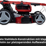 Pharmics Electro – Einhell GE-CM 36/47 S HW Li Cordless Lawn Mower Kit, 36V, 47 cm Cutting Width, Up to 700 m², Brushless Motor, Self-Propelled, 75L Grass Collector, Includes 4x 4.0Ah Batteries + 2x Twin Charger