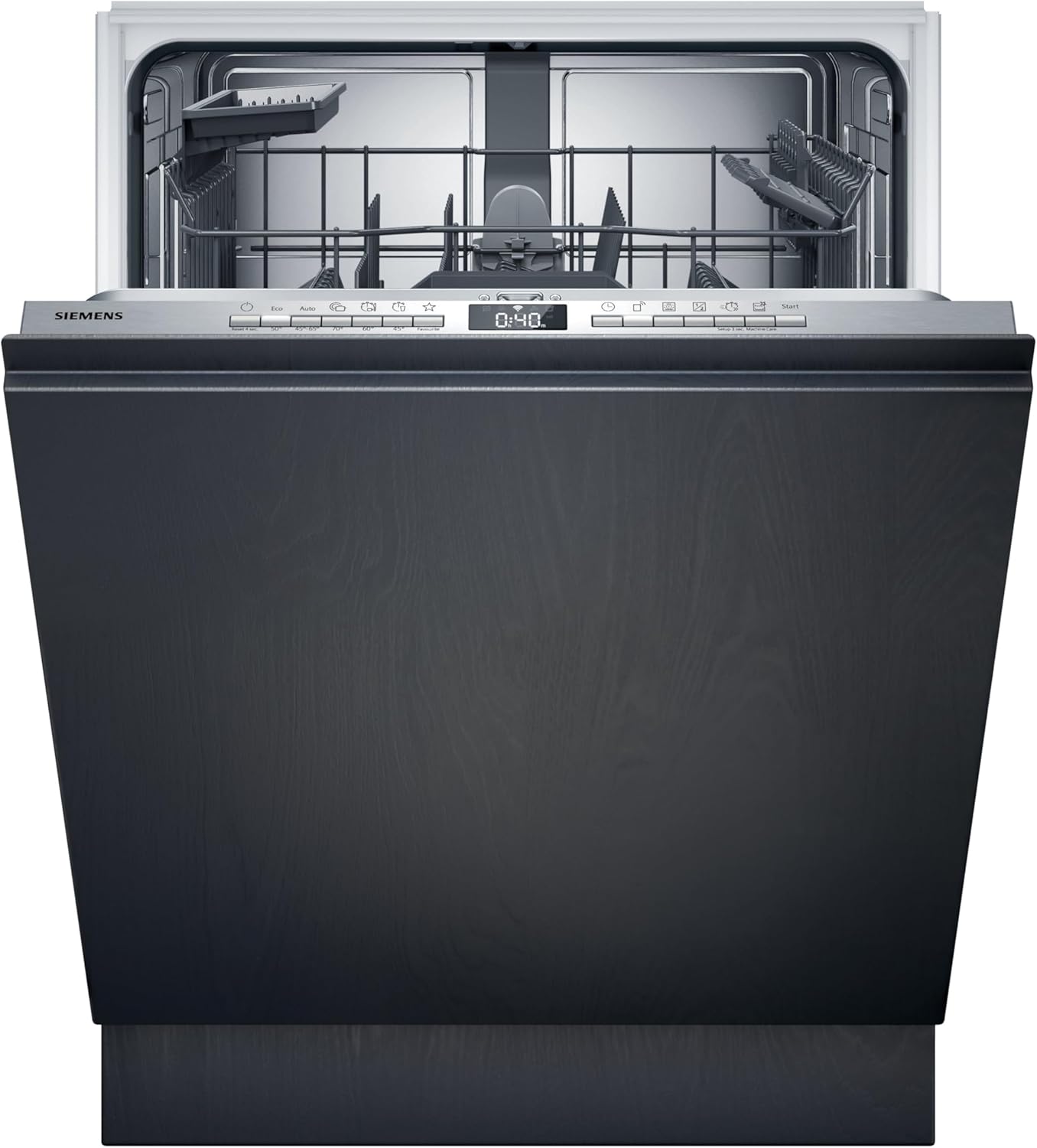 Pharmics Electro – Siemens SN63EX06VE iQ300 Smart Dishwasher, Fully Integrated, 60 cm, Cutlery Drawer, Extra Quiet, varioSpeed, autoDoor, RackMatic, infoLight, intensiveZone