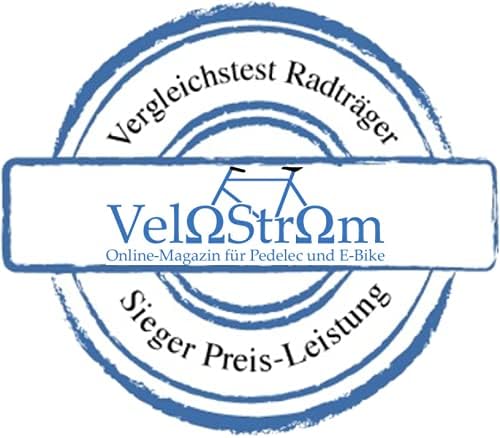 harmics Electro Fischer ProlineEvo 2 Hitch Bike Carrier for 2 Bikes, 60kg Capacity, E-Bike Compatible, Pre-Assembled, Lockable, Foldable