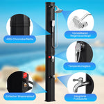 Pharmics Electro – Sonnewelt 60L Solar Shower, Outdoor Garden Shower with Handheld Shower & Protective Cover