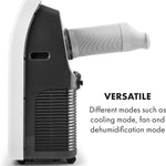 Pharmics Electro – Klarstein Portable 4-in-1 Air Conditioner, 9000 BTU, Cooling, Dehumidifier, Fan & Night Mode for Home & Office