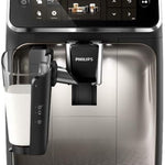 Pharmics Electro – Philips Series 5400 Fully Automatic Coffee Machine with LatteGo, 12 Coffee Specialties, Intuitive Display, 4 User Profiles, Chrome (EP5447/90)