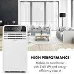 Pharmics Electro – Klarstein Portable 4-in-1 Air Conditioner, 9000 BTU, Cooling, Dehumidifier, Fan & Night Mode for Home & Office