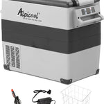 Pharmics Electro Alpicool CF55 55L Portable 12V Mini Fridge Freezer, -20°C to 20°C, for Car, Camping, Truck, Boat, AC/DC, with USB Port