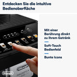 Pharmics Electro De'Longhi Magnifica Evo ECAM 292.81.B Coffee Machine with LatteCrema System, 7 Selection Buttons, Dual-Cup Function, Black