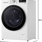 LG F4WV7080 Front Load Washer 8 kg 1400 RPM – Pharmics Electro
