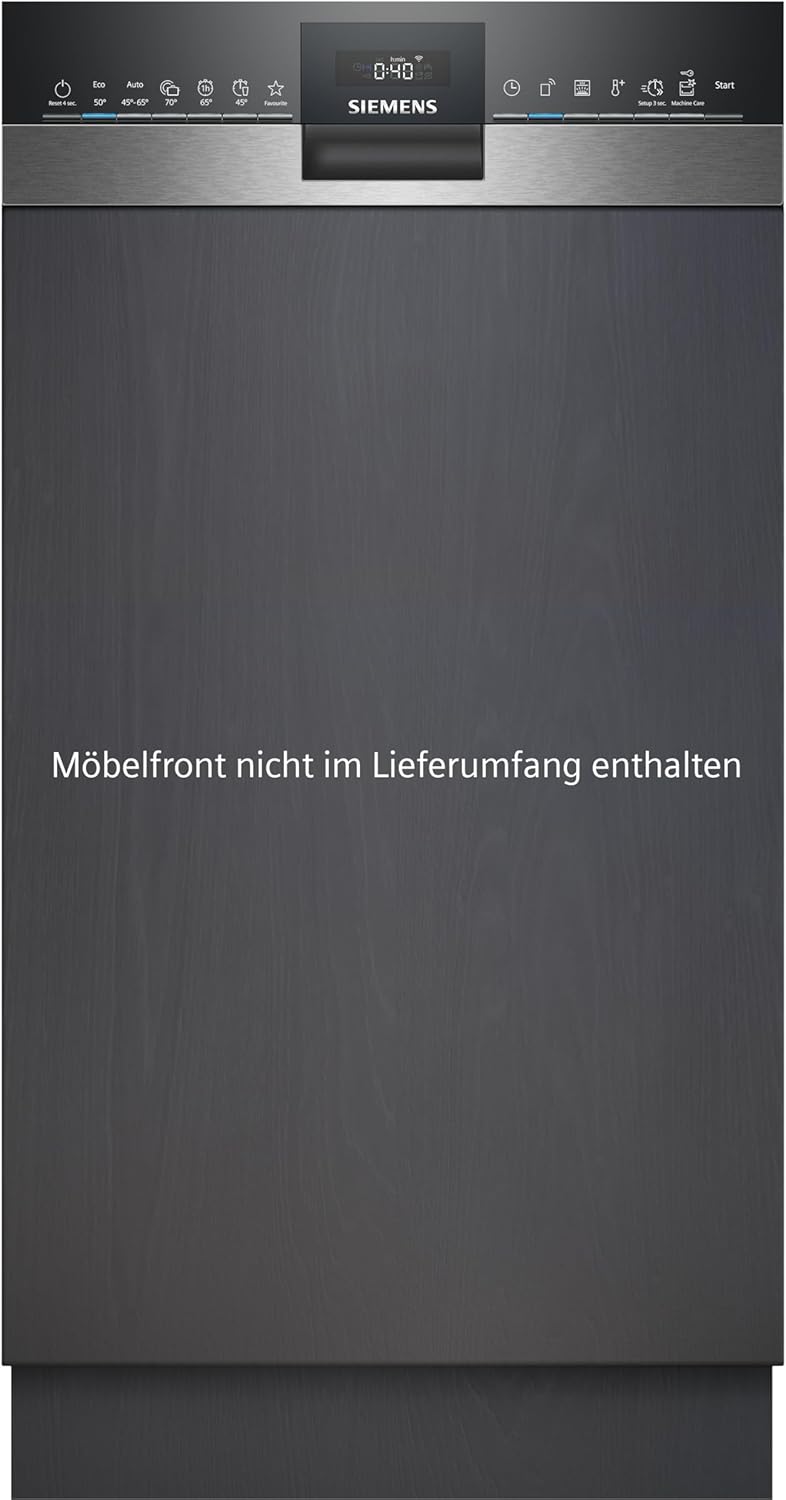 Pharmics Electro – Siemens SR65YX08ME iQ500 Fully Integrated Dishwasher, 45 cm, Cutlery Drawer, Zeolith Drying, Ultra-Quiet, AquaStop, Auto Door Open, varioSpeed, Interior Lighting