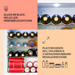 Pharmics Electro – Klarstein Mini Fridge with Glass Door, 80L Beverage Cooler, Adjustable Shelves, Quiet Compact Indoor/Outdoor Refrigerator