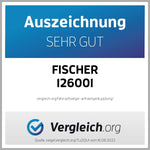 harmics Electro Fischer ProlineEvo 2 Hitch Bike Carrier for 2 Bikes, 60kg Capacity, E-Bike Compatible, Pre-Assembled, Lockable, Foldable